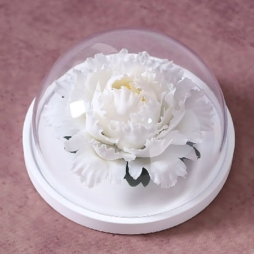 Heritage Peony in ivory, a porcelain flower gift for sympathy and remembrance