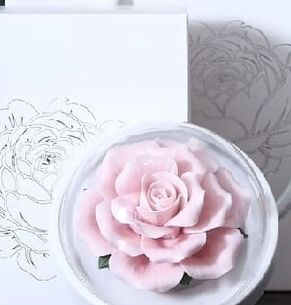Petite Rose, a porcelain flower gift for thank you
